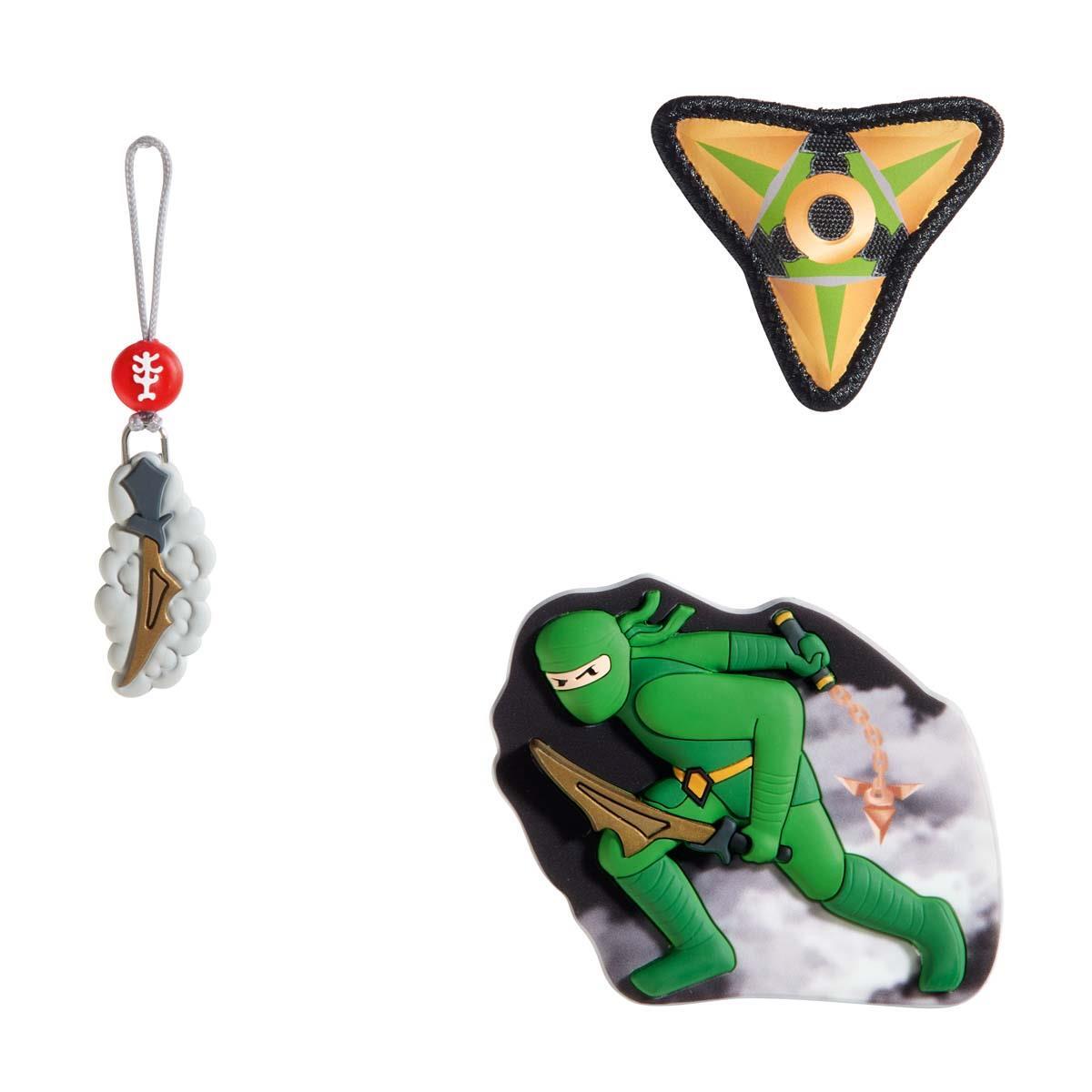 Step by Step - Motiv-Buttons Magic Mags Ninja Kimo Grün von Step by Step