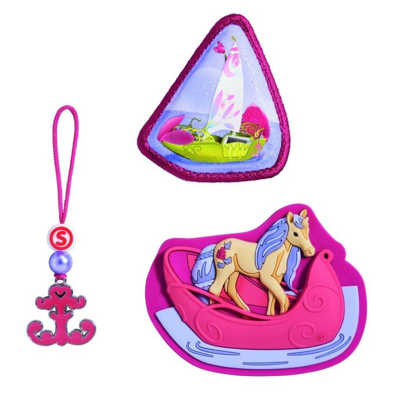 Step by Step - Motiv-Buttons Magic Mags Schleich Bayala-Meamare rot/blau von Step by Step