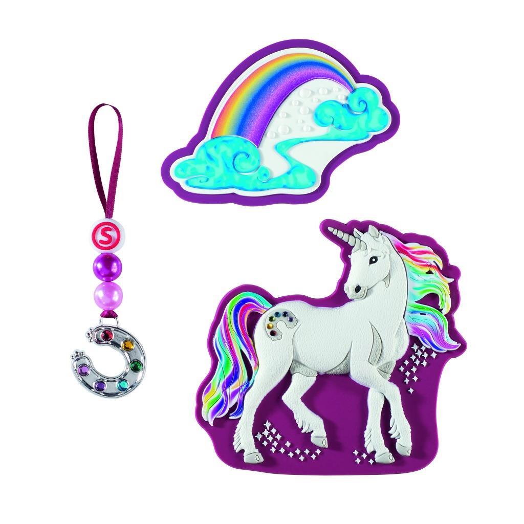 Step by Step - Motiv-Buttons Magic Mags Schleich Bayala-Rainbow Unicorn Multicolor von Step by Step