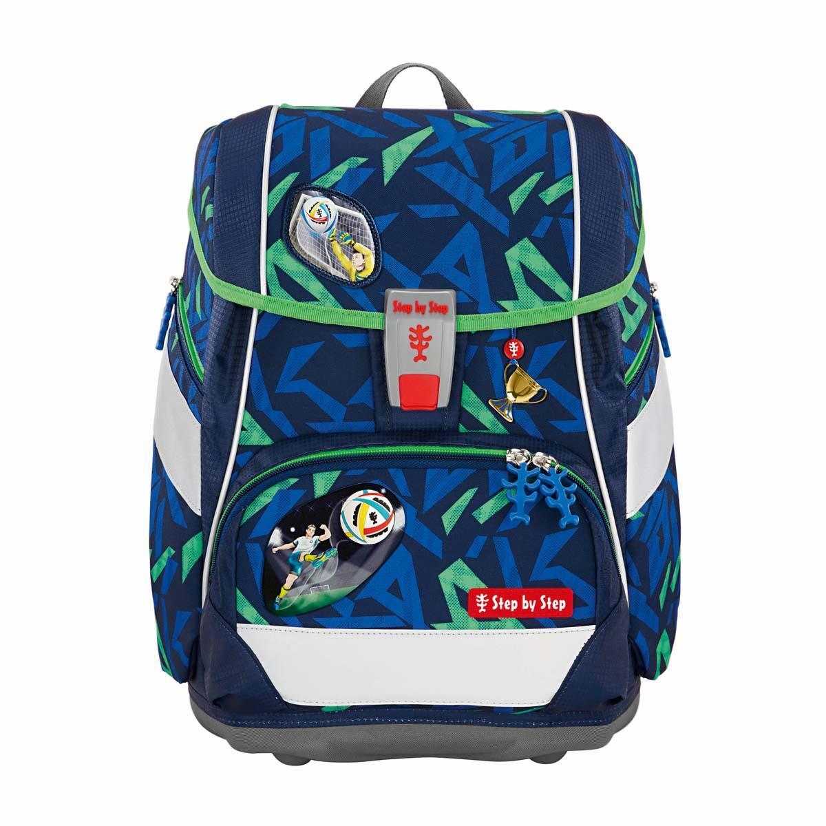 Step by Step - Ranzenset Mehrteilig 2In1 Plus Schulranzen-Set, 6-Tei Soccer Ben Multicolor von Step by Step