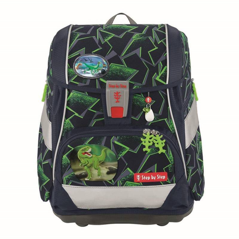 Step by Step - Ranzenset Mehrteilig 2In1 Plus Schulranzen-Set 6-Teil Wild T-Rex Taro Multicolor von Step by Step