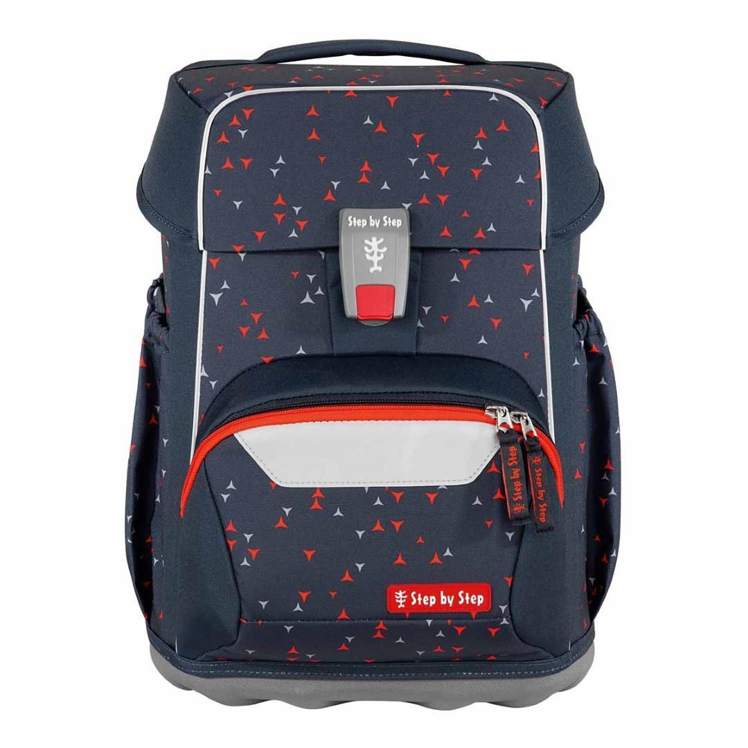 Step by Step - Ranzenset Mehrteilig Basis Schulranzen-Set, 4-Teilig Anthrazit Triangles anthrazit triangles von Step by Step