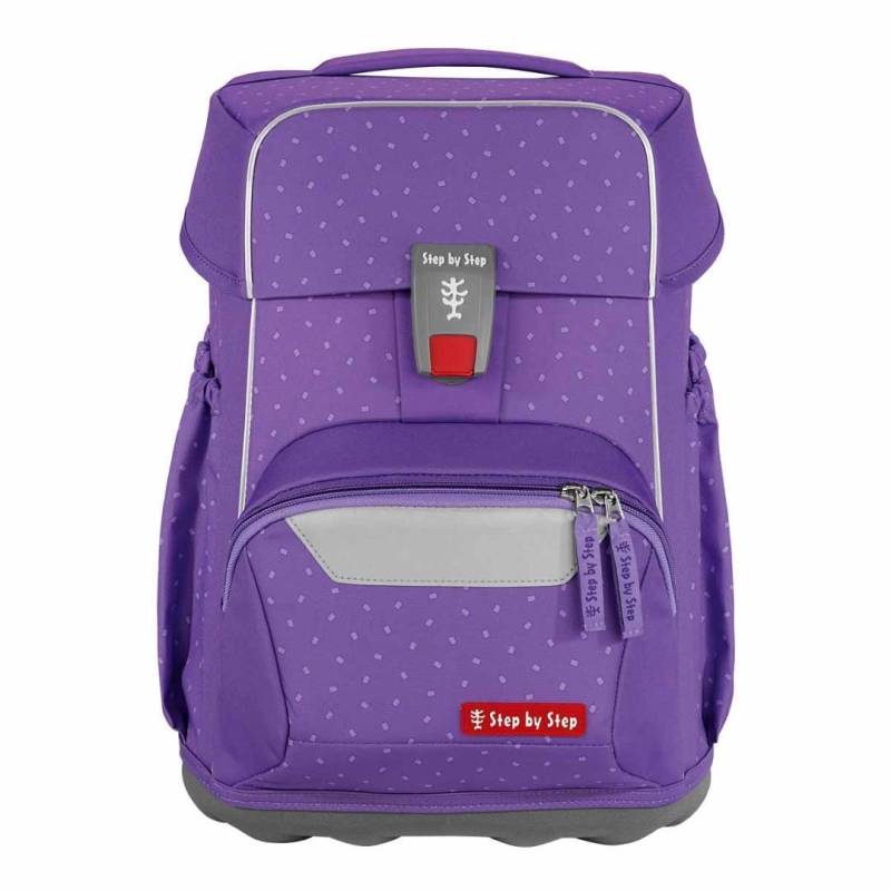 Step by Step - Ranzenset Mehrteilig Basis Schulranzen-Set, 4-Teilig Purple Konfetti Multicolor von Step by Step