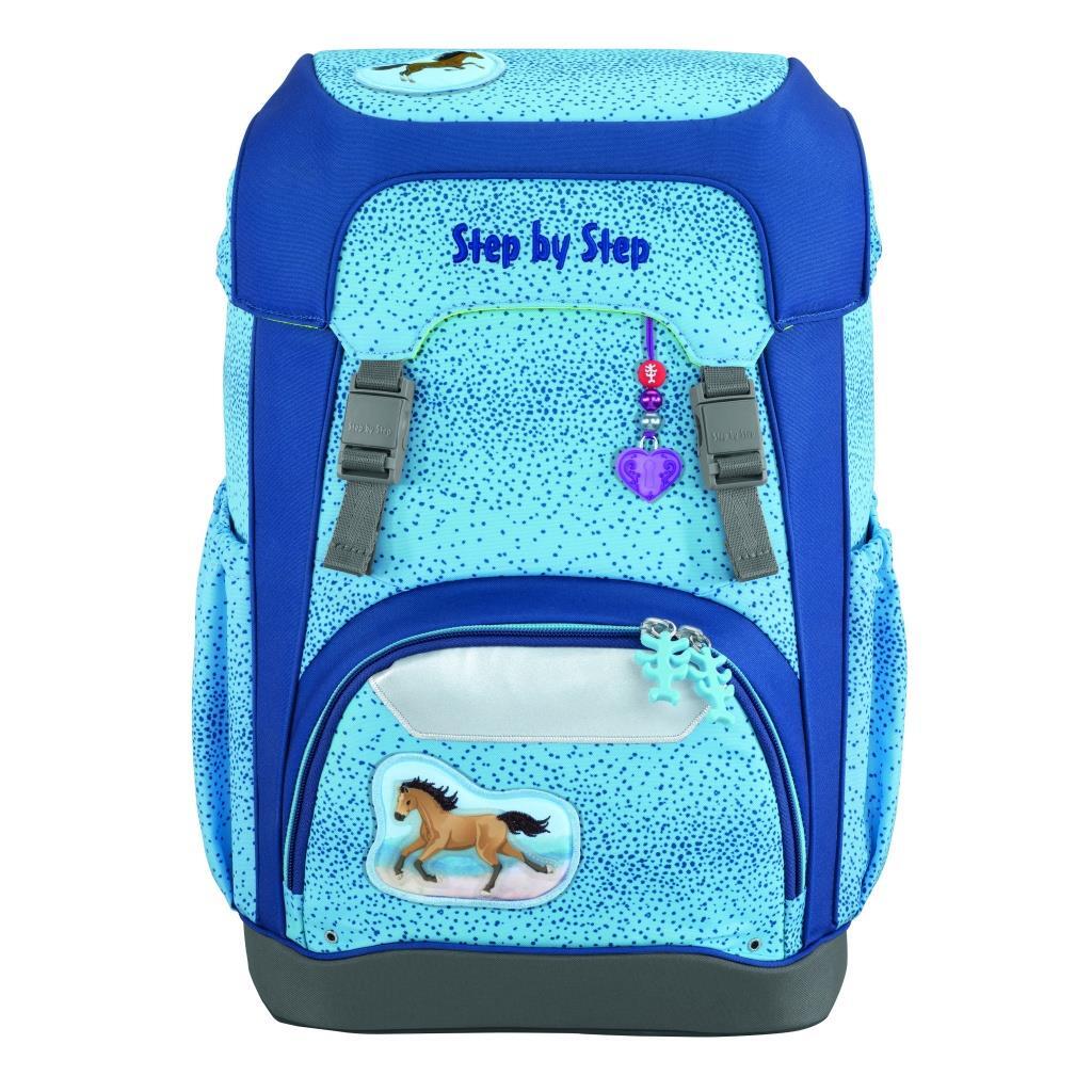Step by Step - Ranzenset Mehrteilig Giant Schulrucksack-Set Wild Horse Bleu von Step by Step