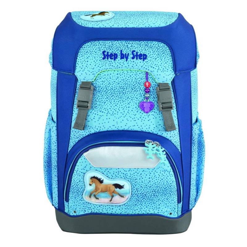 Step by Step - Ranzenset Mehrteilig Giant Schulrucksack-Set Wild Horse Bleu von Step by Step