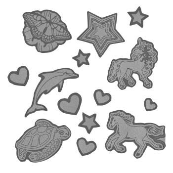 Step by Step - Reflektierendes Sticker-Set Silver von Step by Step