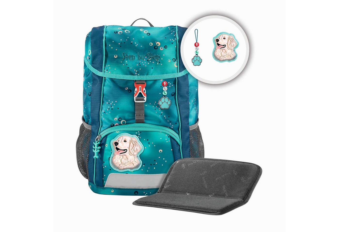 Step by Step Rucksack Step by Step Junior KID Rucksack-Set "Dog Basty", 3-teilig von Step by Step