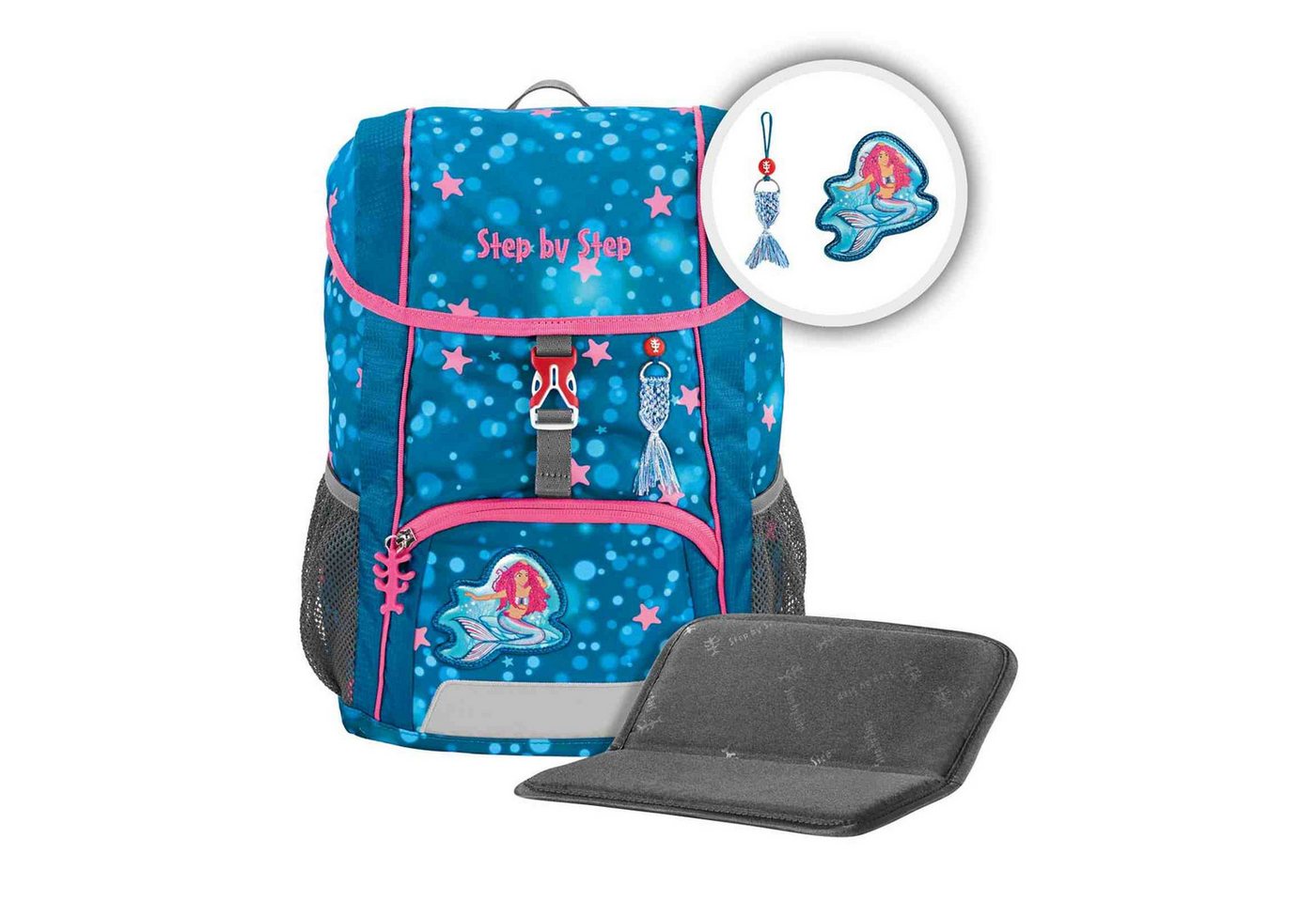 Step by Step Rucksack Step by Step Junior KID Rucksack-Set "Mermaid Lola", 3-teilig Step by Step Rucksack Step by Step Junior KID Rucksack-Set "Mermaid Lola", 3-teilig von Step by Step