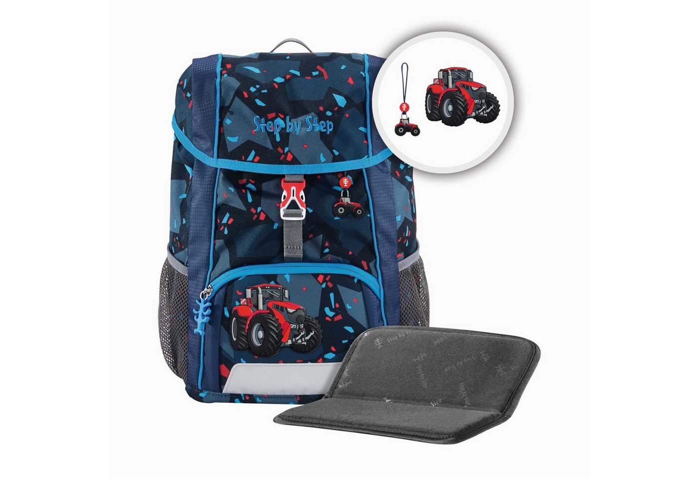 Step by Step Rucksack Step by Step Junior KID Rucksack-Set "Tractor Freddy", 3-teilig von Step by Step
