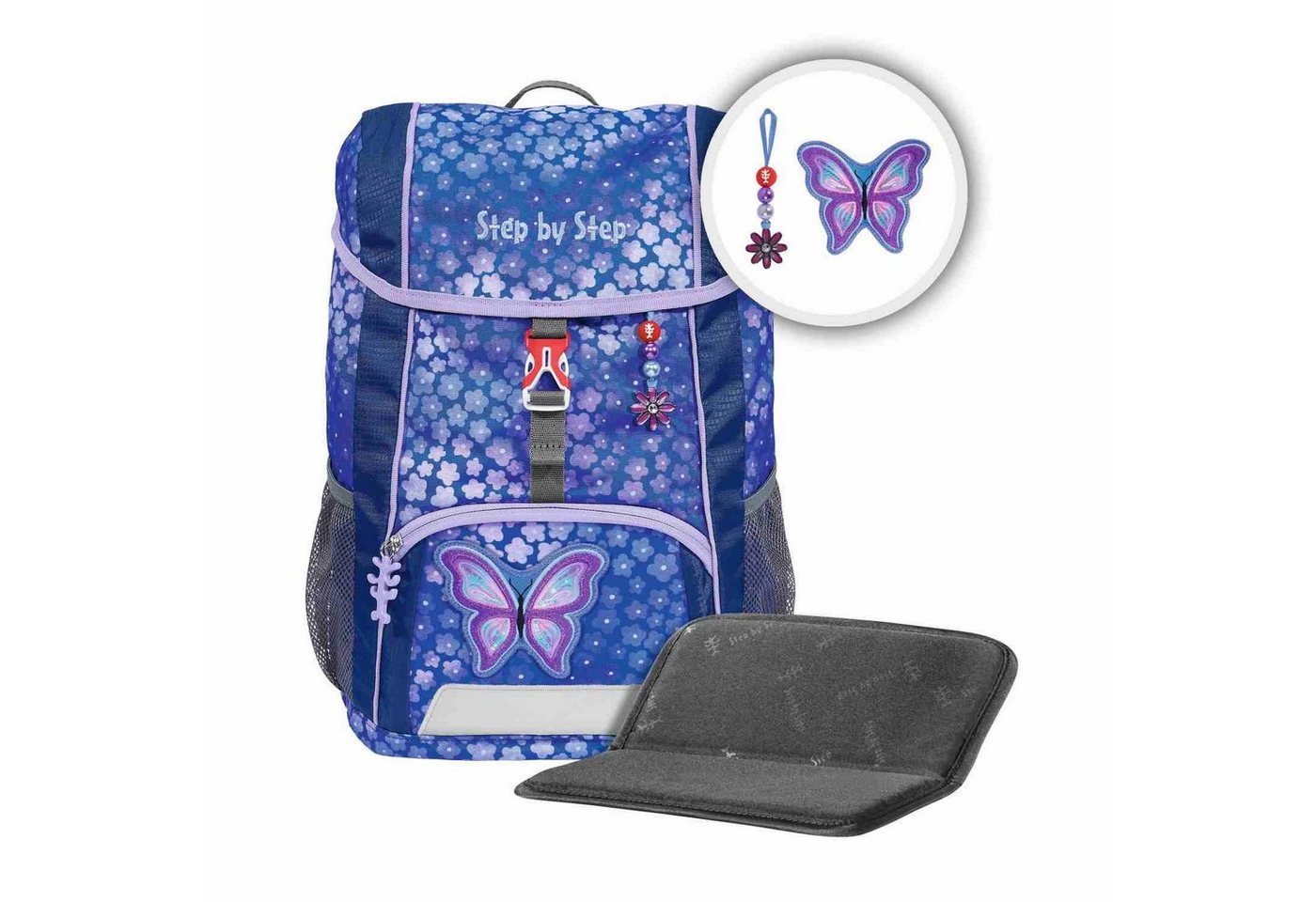 Step by Step Rucksack Step by Step KID Rucksack-Set "Butterfly Maja", 3-teilig von Step by Step