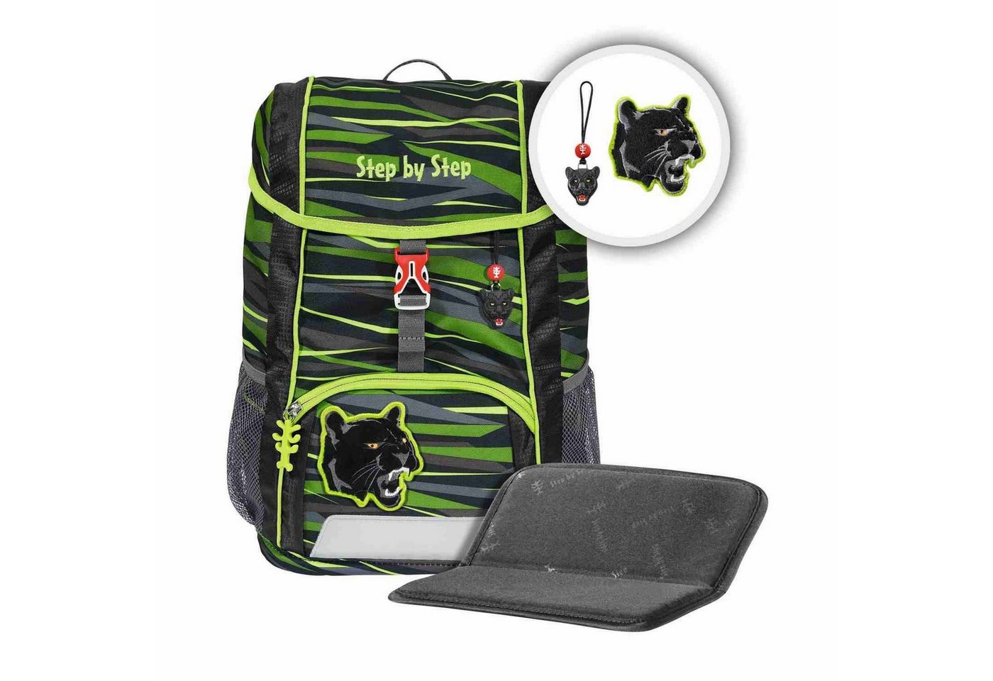 Step by Step Rucksack Step by Step KID Rucksack-Set "Wild Cat Chiko", 3-teilig Step by Step Rucksack Step by Step KID Rucksack-Set "Wild Cat Chiko", 3-teilig von Step by Step