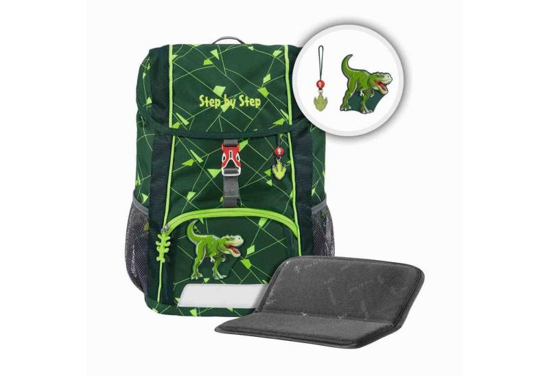 Step by Step Rucksack Step by Step KID SHINE Rucksack-Set "Dino Night Tyro", 3-teilig von Step by Step