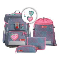 Step by Step SPACE Schulranzen-Set 5tlg Glitter Heart von Step by Step