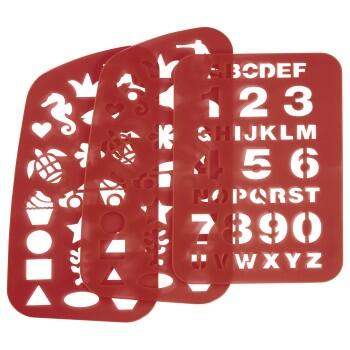 Step by Step - Schablonen für 2IN1 PLUS-Schulranzen Rot von Step by Step