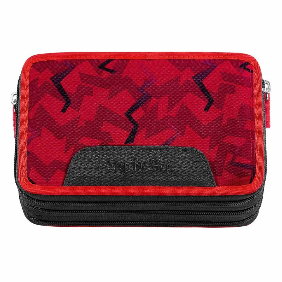 Step by Step - Schüleretuis Ungefüllt Xxl-Mäppchen, 3 Fächer Monster Truck Rocky Multicolor von Step by Step