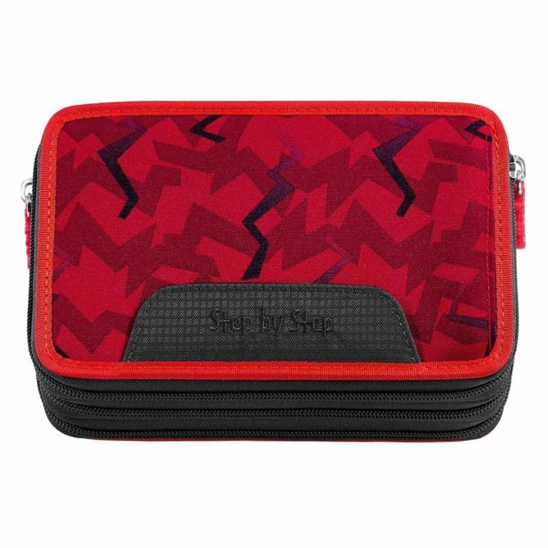 Step by Step - Schüleretuis Ungefüllt Xxl-Mäppchen, 3 Fächer Monster Truck Rocky Multicolor von Step by Step