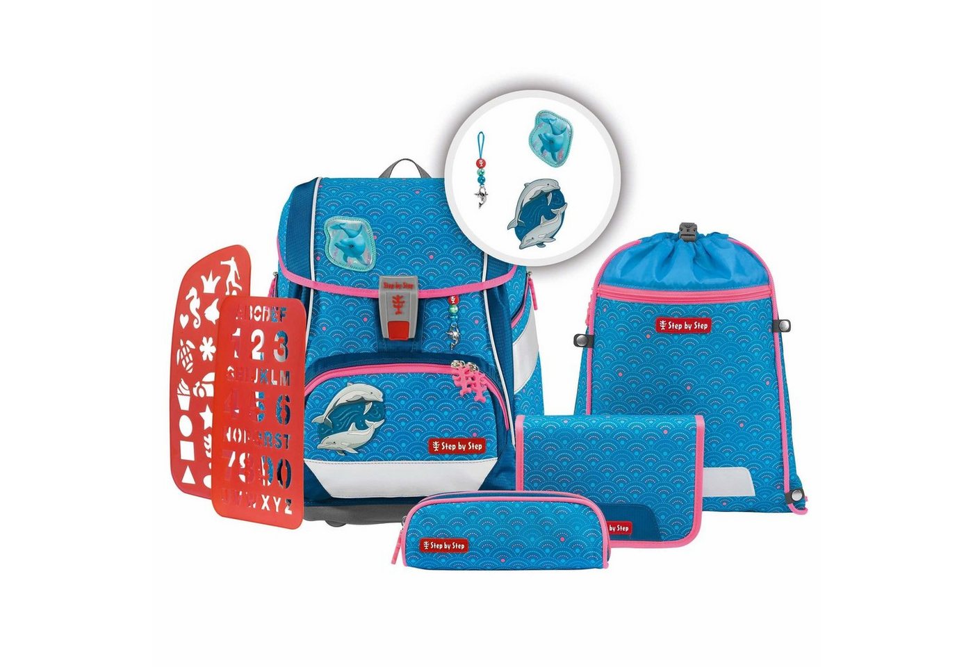 Step by Step Schulranzen 2in1 Plus (6-tlg), Polyester von Step by Step