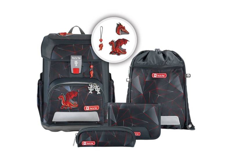 Step by Step Schulranzen Cloud (5-tlg), Polyester von Step by Step