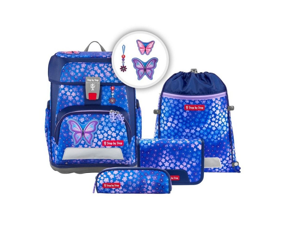 Step by Step Schulranzen Cloud Anfängerranzen Set 5tlg. Butterfly Maja von Step by Step