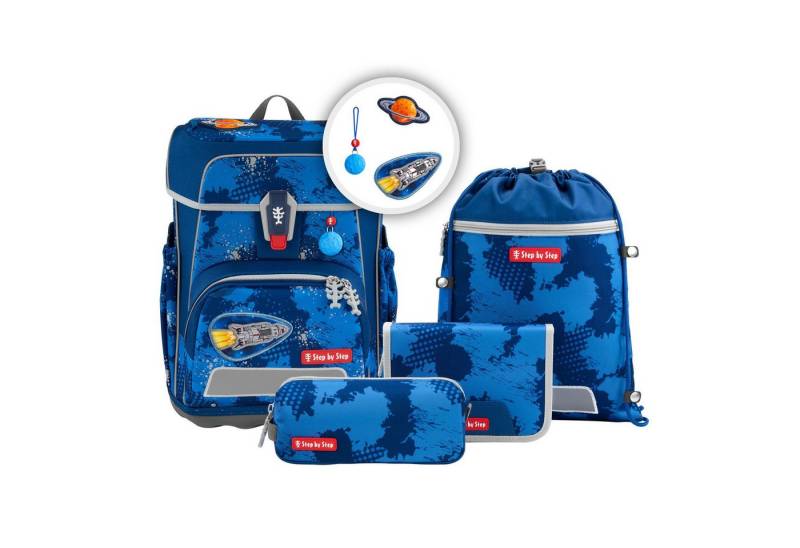 Step by Step Schulranzen Cloud Reflect (5-tlg), Polyester von Step by Step