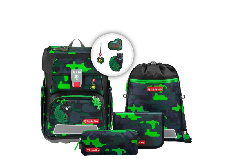 Step by Step Schulranzen Cloud - Schulranzen Set 5tlg. (Black Cat Chiko) von Step by Step