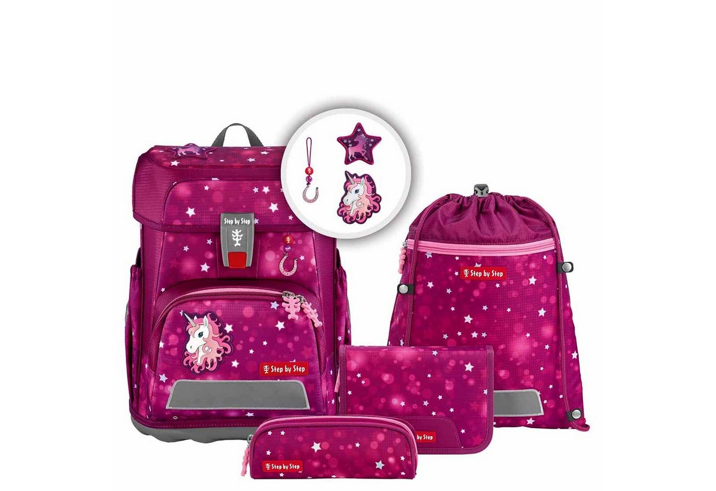 Step by Step Schulranzen Cloud - Schulranzen Set 5tlg. (Sweet Unicorn Nuala) von Step by Step
