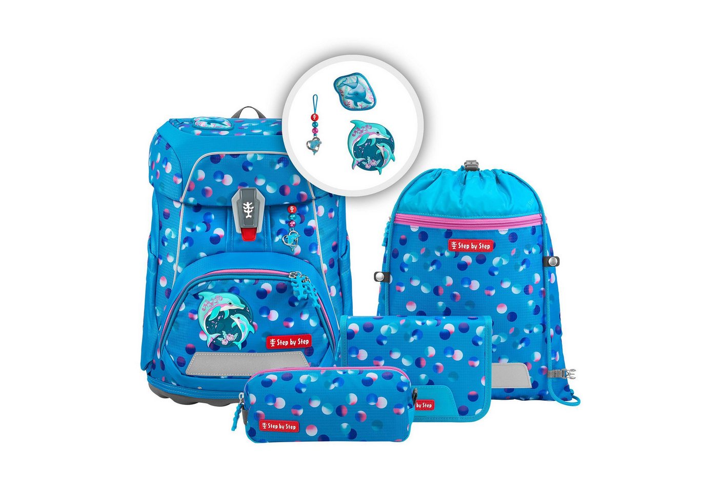 Step by Step Schulranzen Fit (5-tlg), Polyester von Step by Step