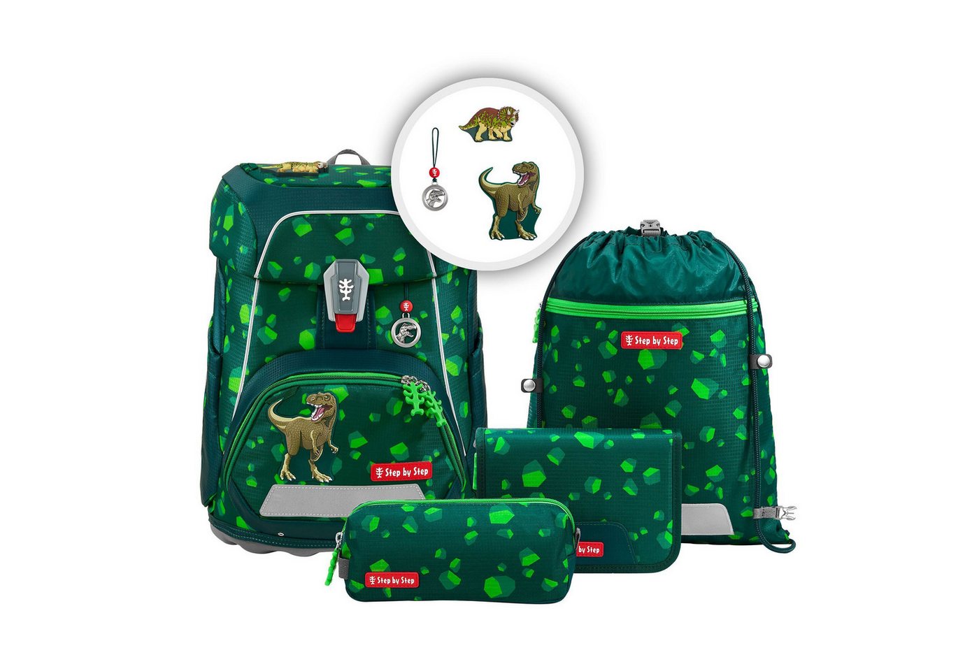 Step by Step Schulranzen Fit (5-tlg), Polyester von Step by Step