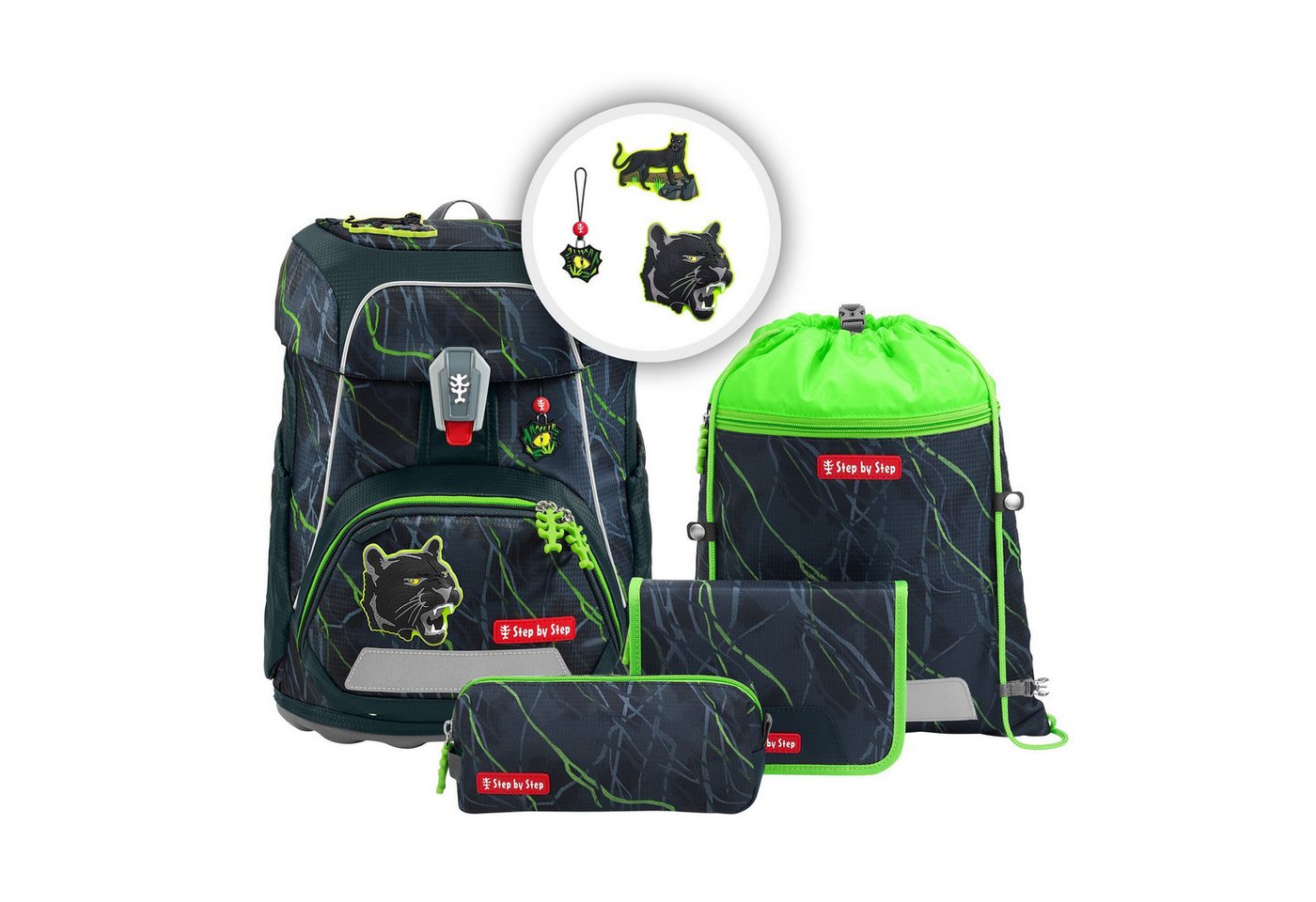 Step by Step Schulranzen Fit (5-tlg), Polyester von Step by Step