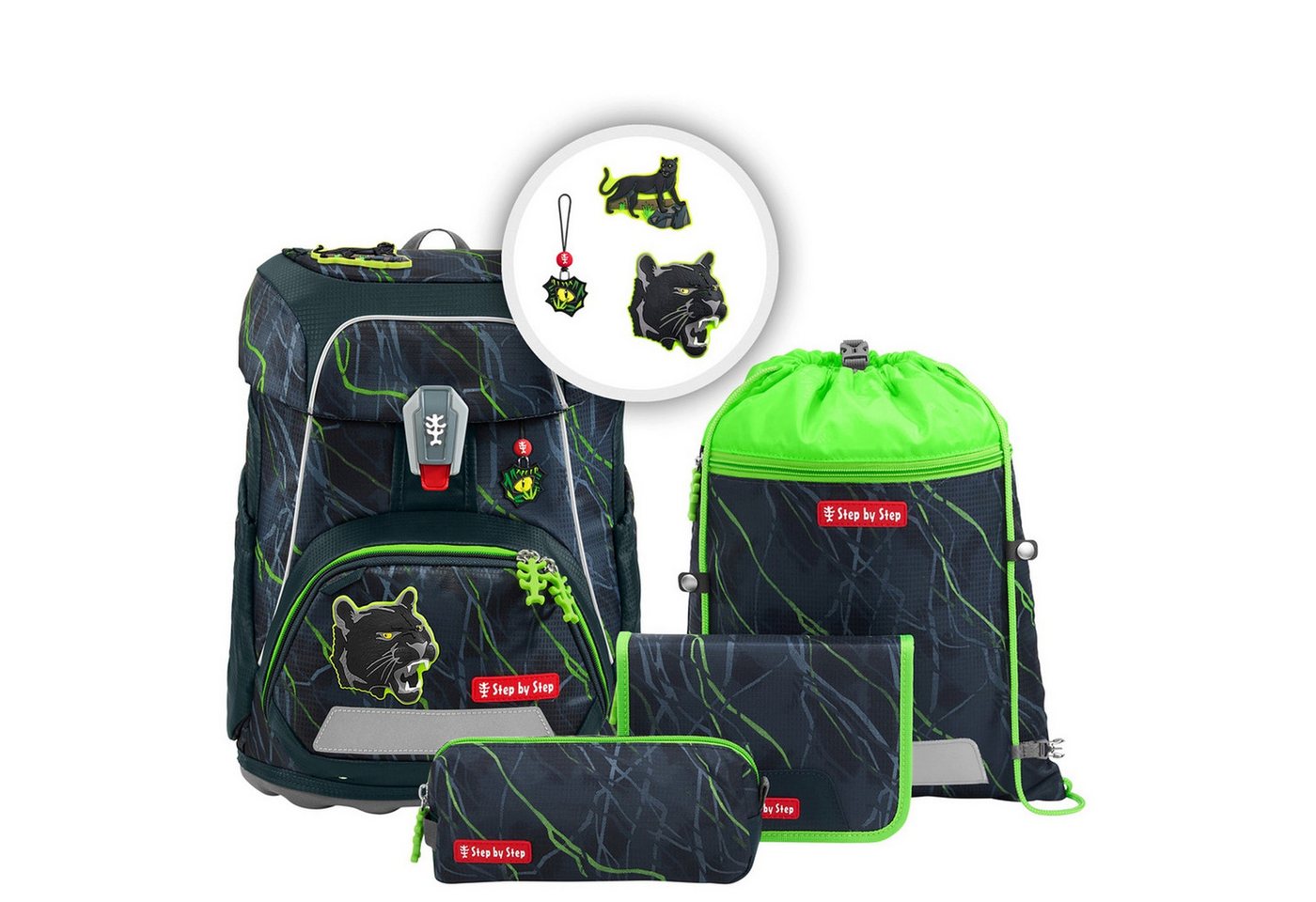 Step by Step Schulranzen Fit - Schulranzen Set 5tlg. (Danger Cat Chiko) von Step by Step