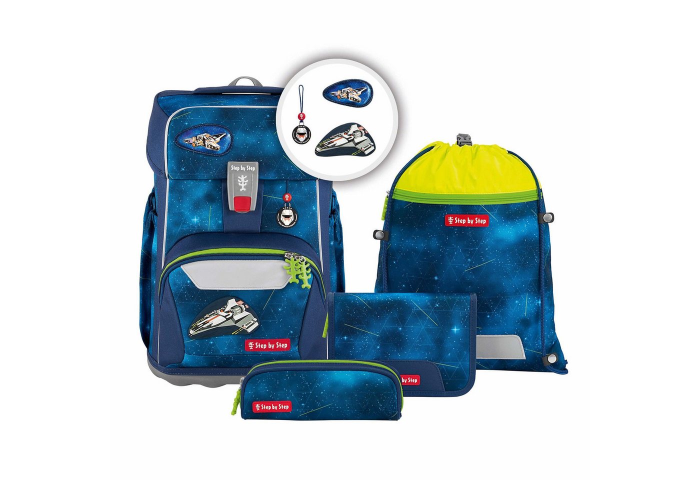 Step by Step Schulranzen Giant (5-tlg), PET von Step by Step