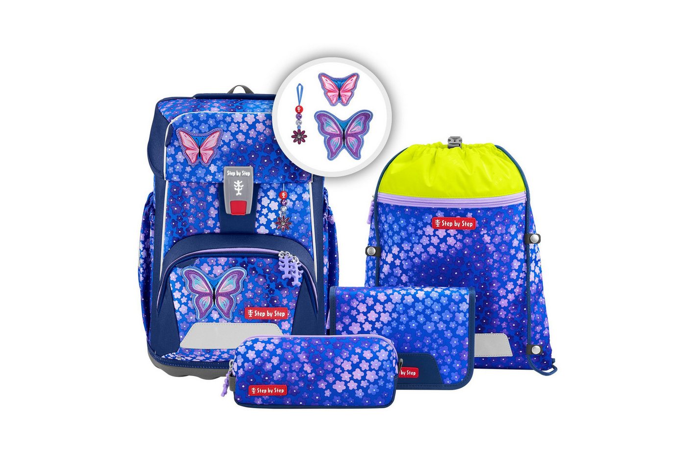 Step by Step Schulranzen Giant (5-tlg), Polyester von Step by Step