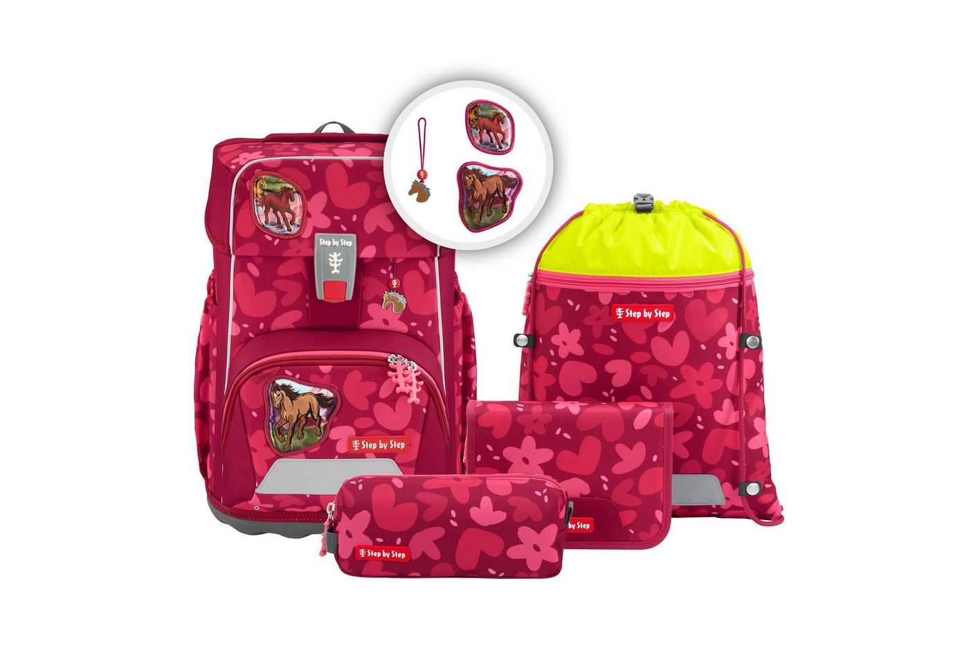 Step by Step Schulranzen Giant (5-tlg), Polyester von Step by Step