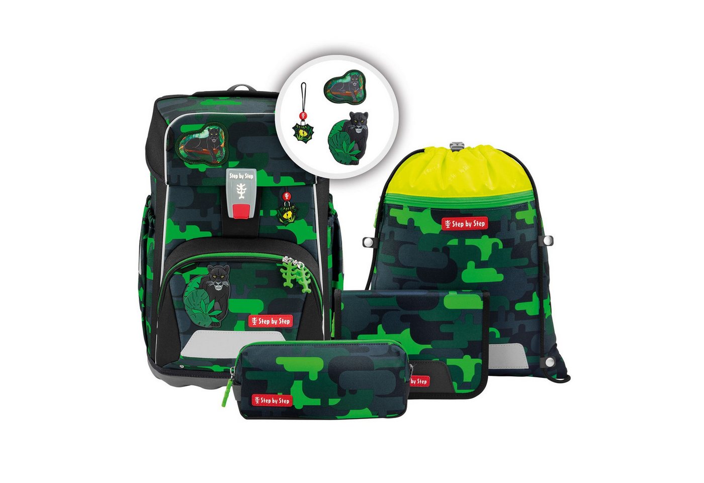 Step by Step Schulranzen Giant (5-tlg), Polyester von Step by Step