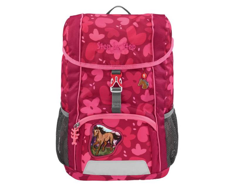 Step by Step Schulranzen Kinderrucksack, KID Pretty Wild Horse Nora 3-teilig, 13 l (3-teilig), Vorschule, Freizeitrucksack, ergonomisch von Step by Step