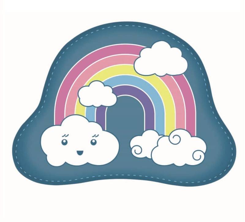 Step by Step Schulranzen MAGIC MAGS FLASH Rainbow Neyla 1-teilig (1 Stück), Leuchtmotiv, Glücksbringer von Step by Step