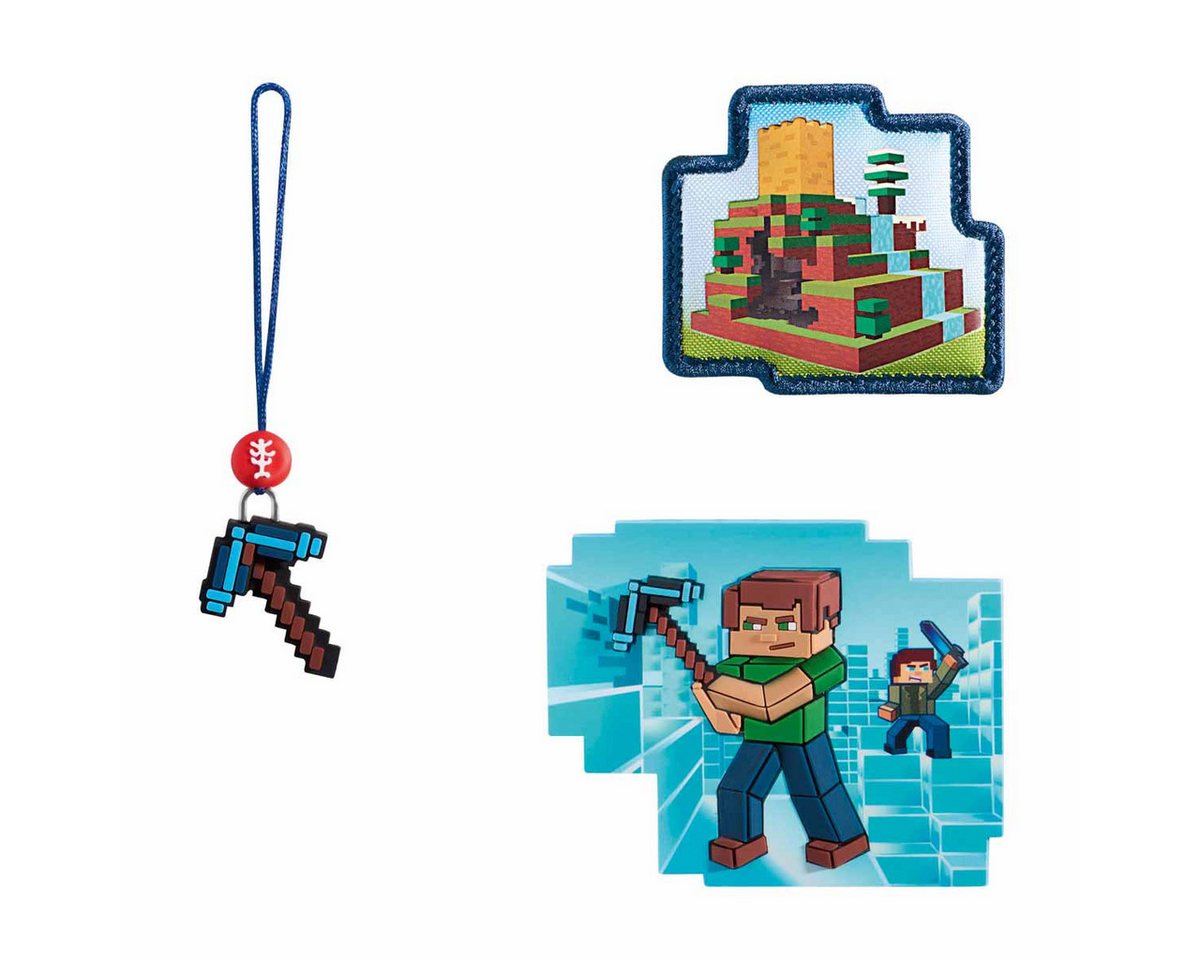 Step by Step Schulranzen MAGIC MAGS Gamer Dan 3-teilig (3-teilig), Motivanhänger, Glücksbringer von Step by Step