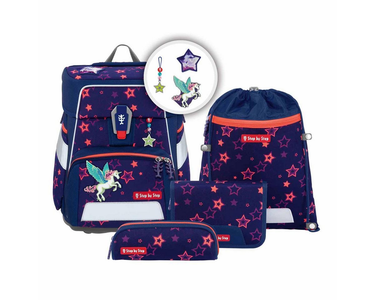 Step by Step Schulranzen SPACE SHINE Schulranzen-Set von Step by Step