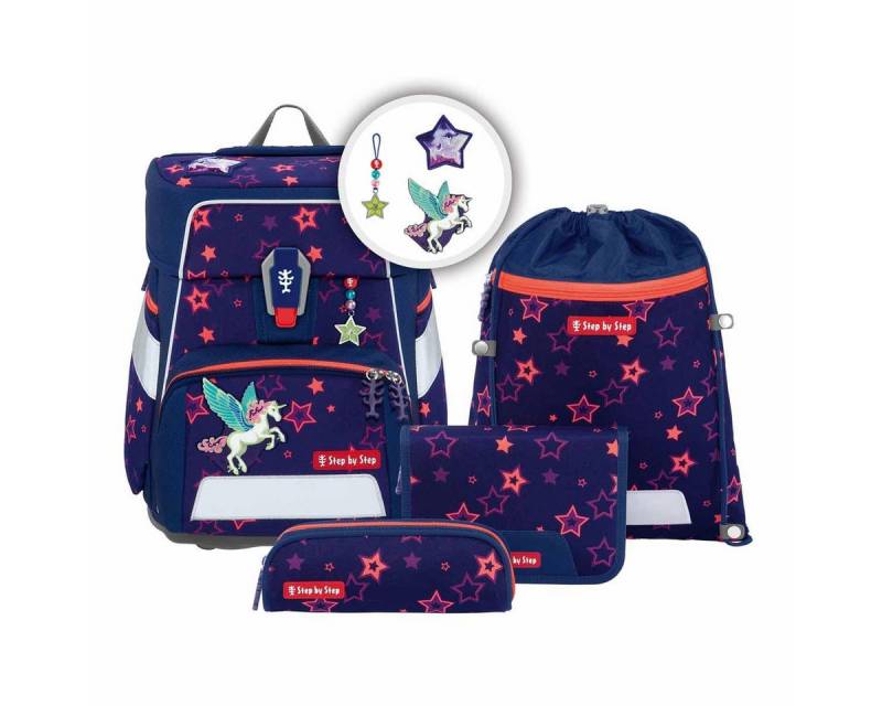 Step by Step Schulranzen SPACE SHINE Schulranzen-Set von Step by Step