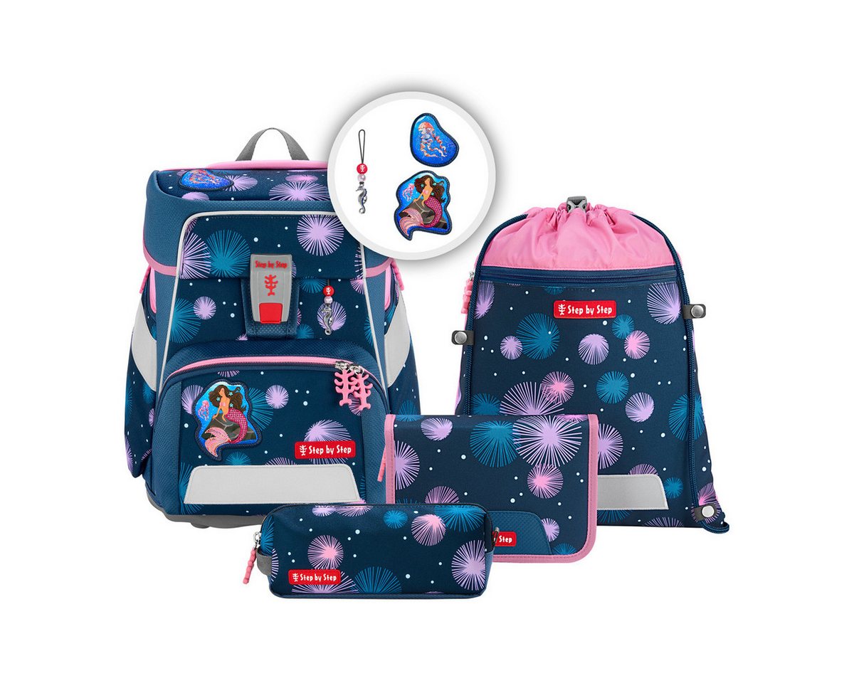 Step by Step Schulranzen SPACE Schulranzen-Set "Mermaid Delia", 5-teilig von Step by Step