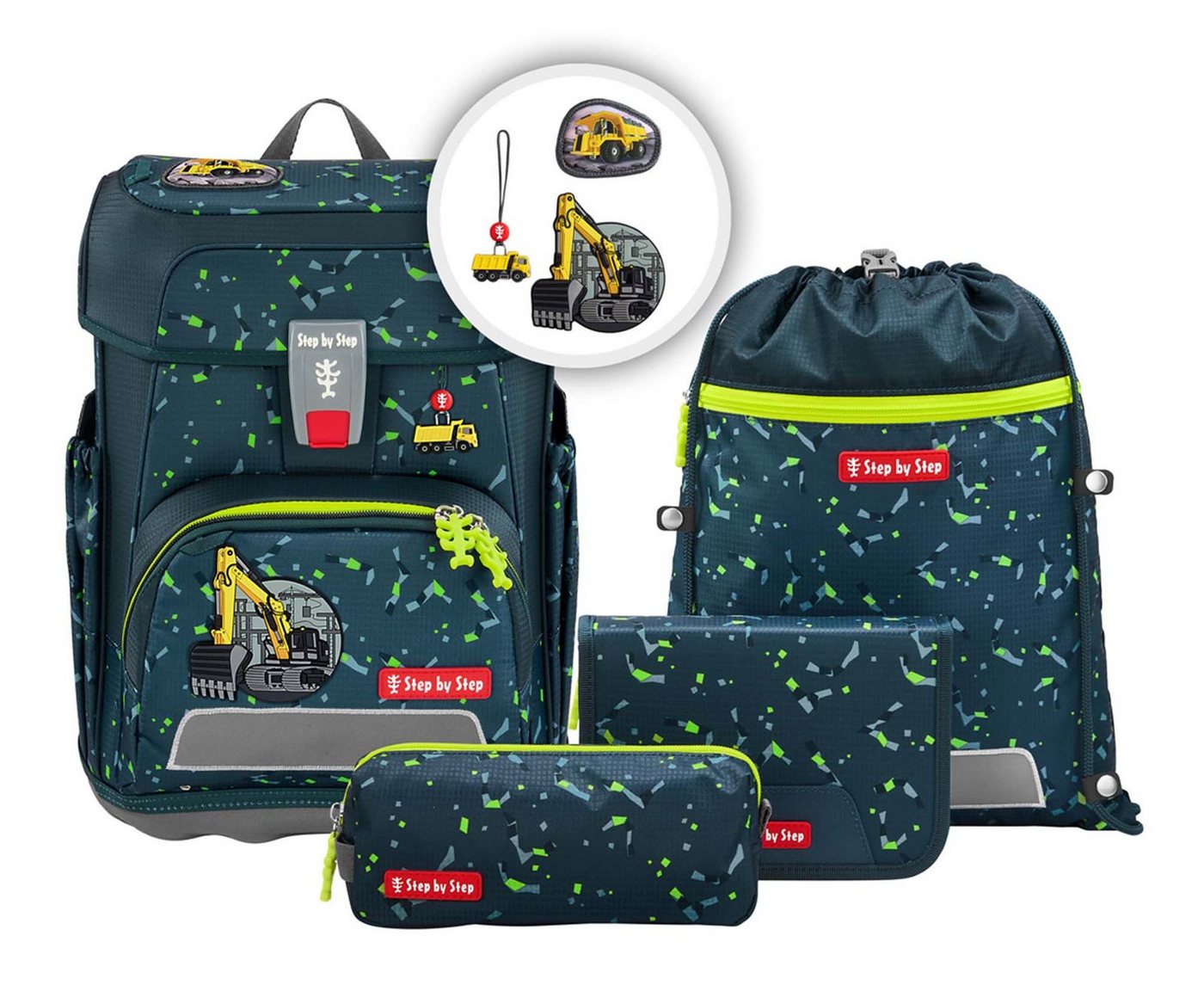 Step by Step Schulranzen Schulranzen-Set 5-teilig (Set, 5-tlg) von Step by Step