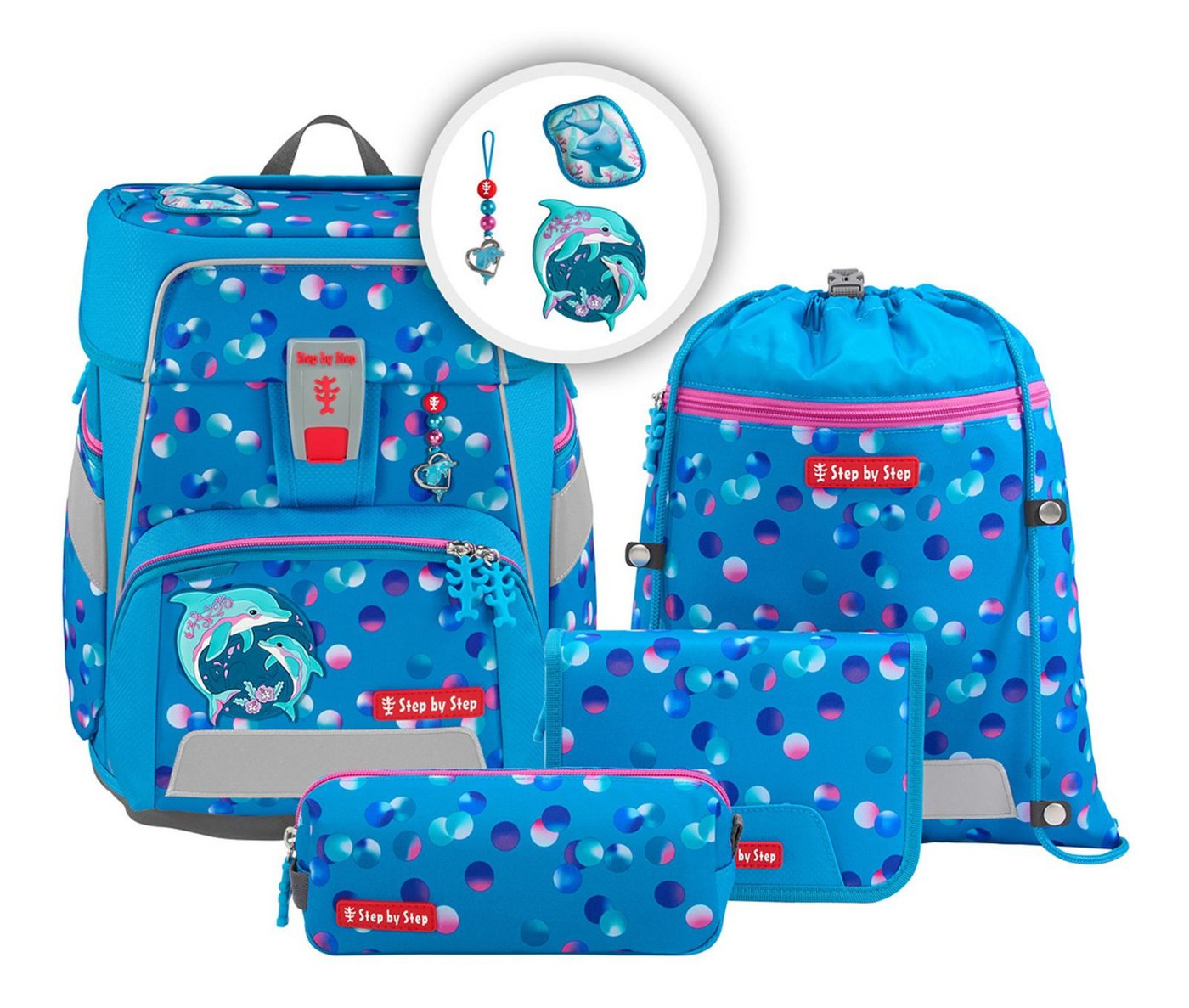 Step by Step Schulranzen Schulranzen-Set 5-teilig (Set, 5-tlg) von Step by Step