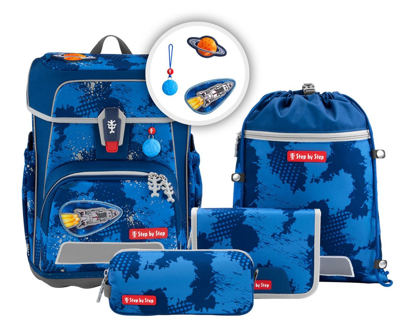 Step by Step Schulranzen Schulranzen-Set 5-teilig (Set, 5-tlg) von Step by Step
