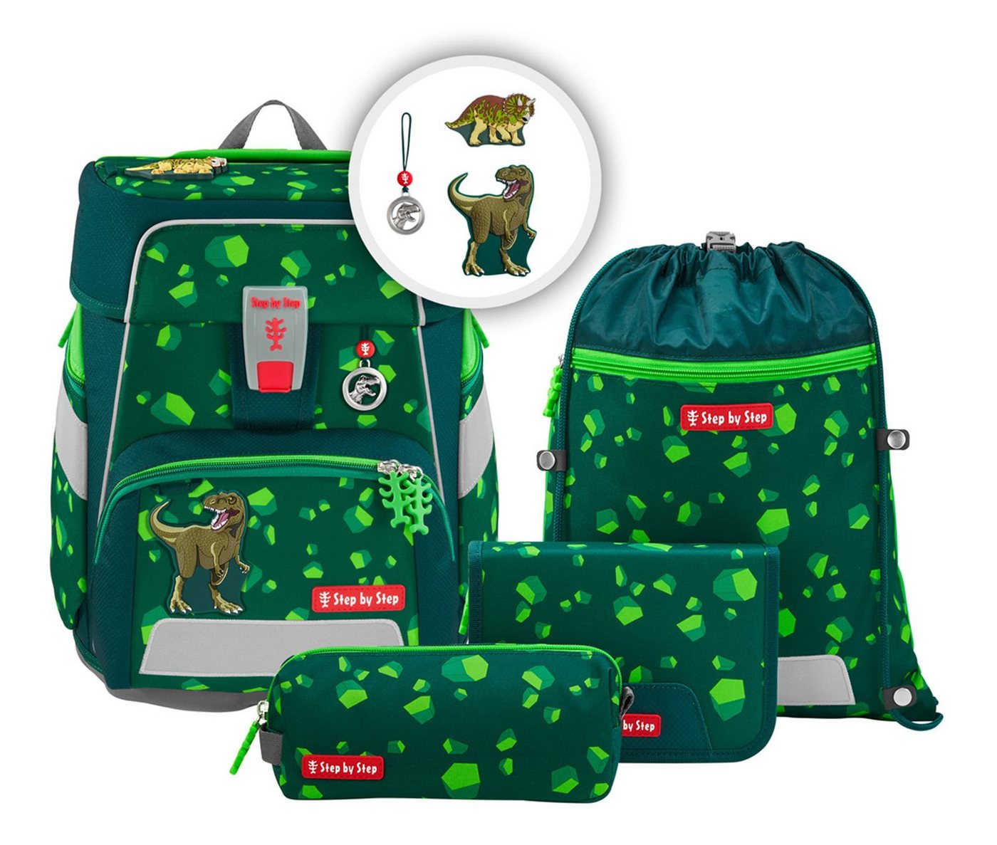 Step by Step Schulranzen Schulranzen-Set 5-teilig (Set, 5-tlg) von Step by Step