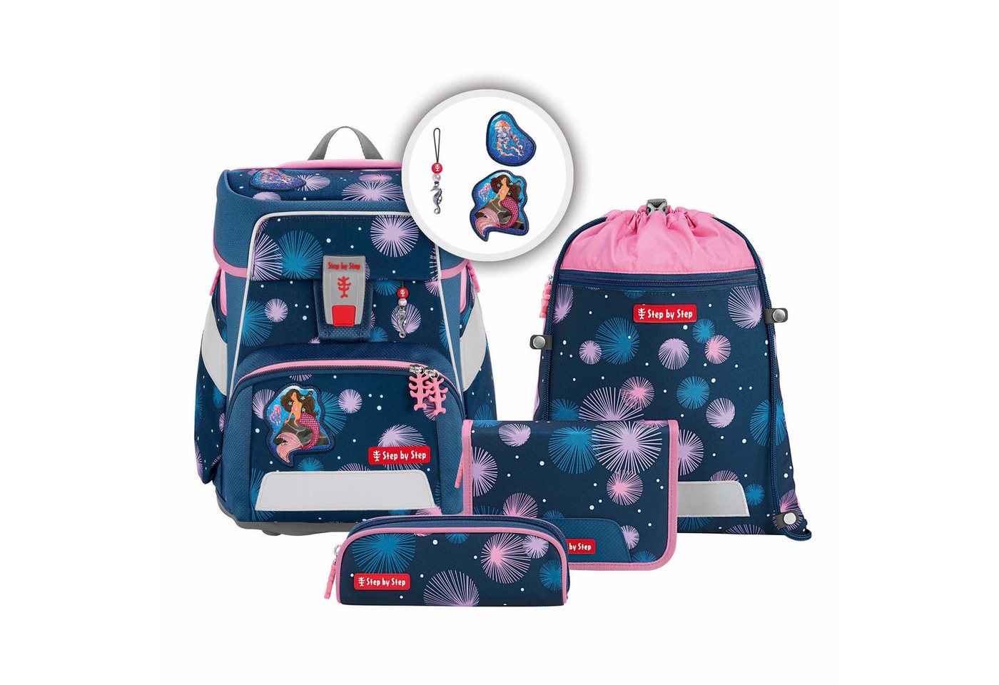 Step by Step Schulranzen Space (5-tlg), PET von Step by Step