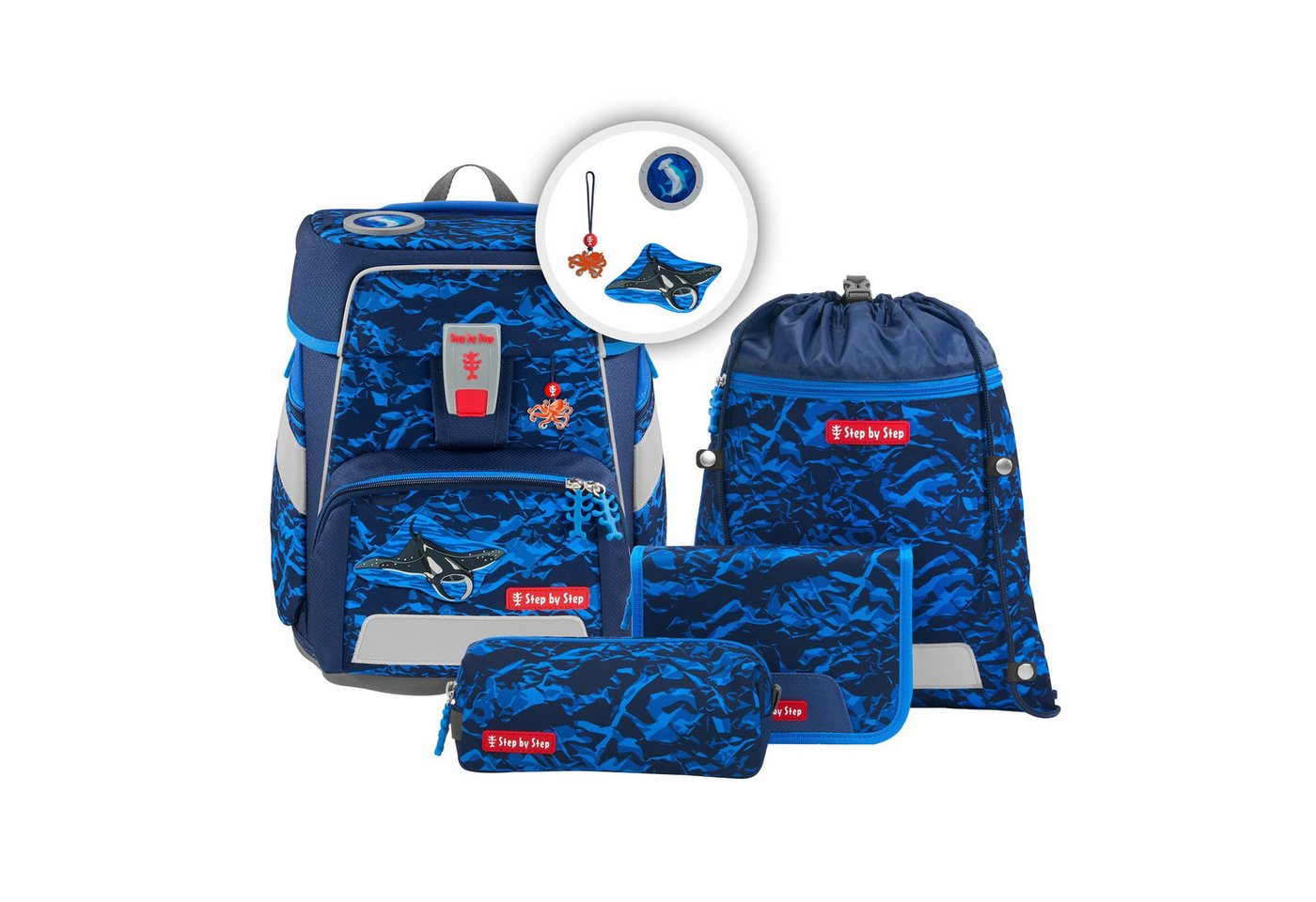 Step by Step Schulranzen Space (5-tlg), Polyester von Step by Step