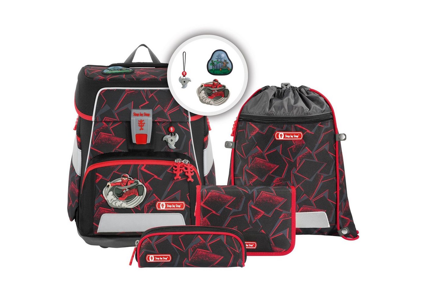 Step by Step Schulranzen Space (5-tlg), Polyester von Step by Step