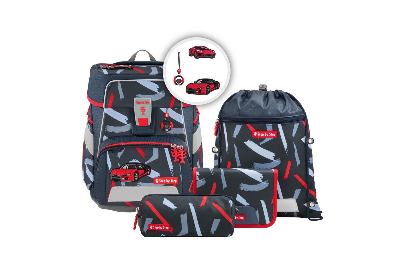 Step by Step Schulranzen Space (5-tlg), Polyester von Step by Step