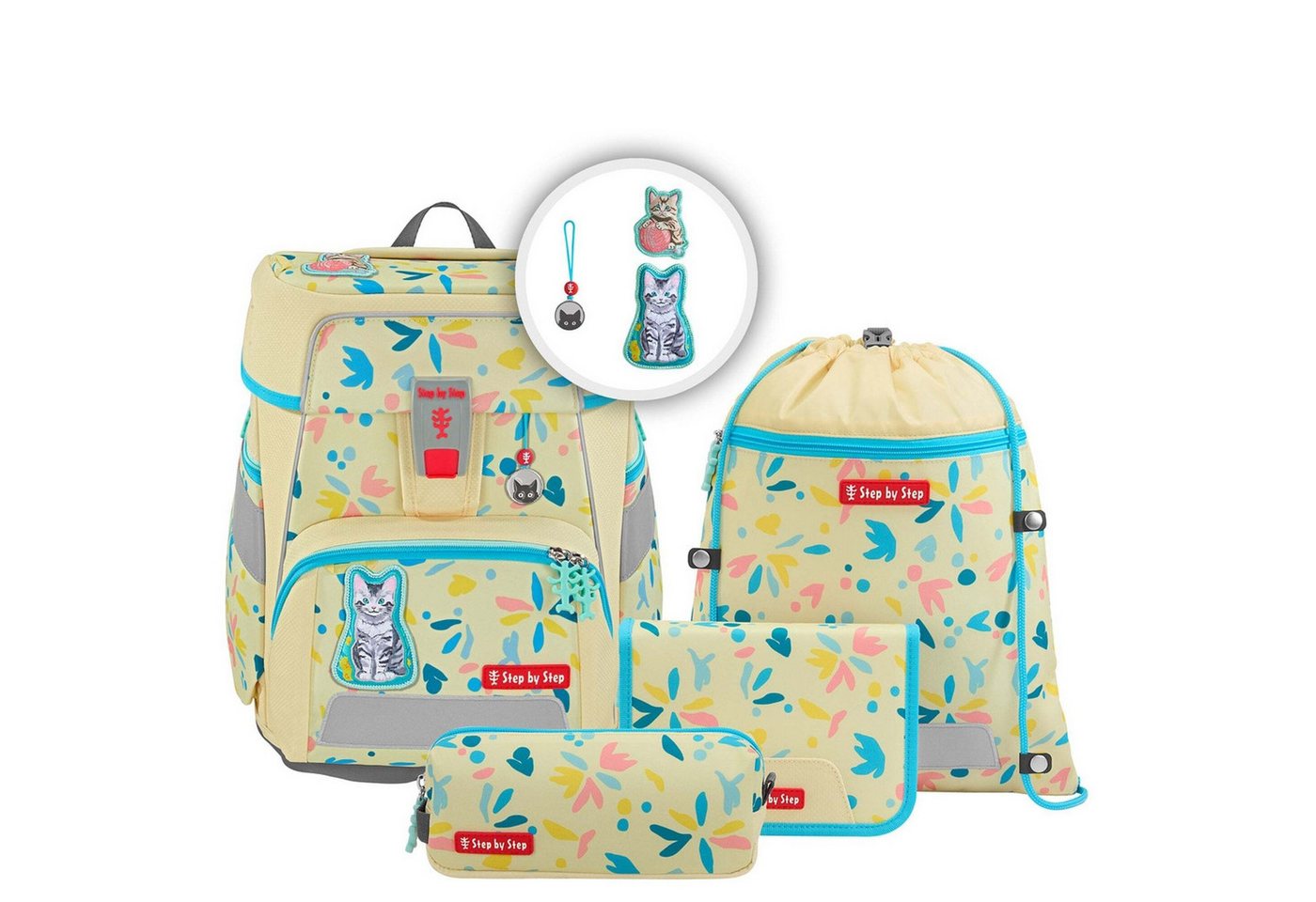 Step by Step Schulranzen Space - Schulranzen Set 5tlg. (Manta Rio) (1-tlg) von Step by Step
