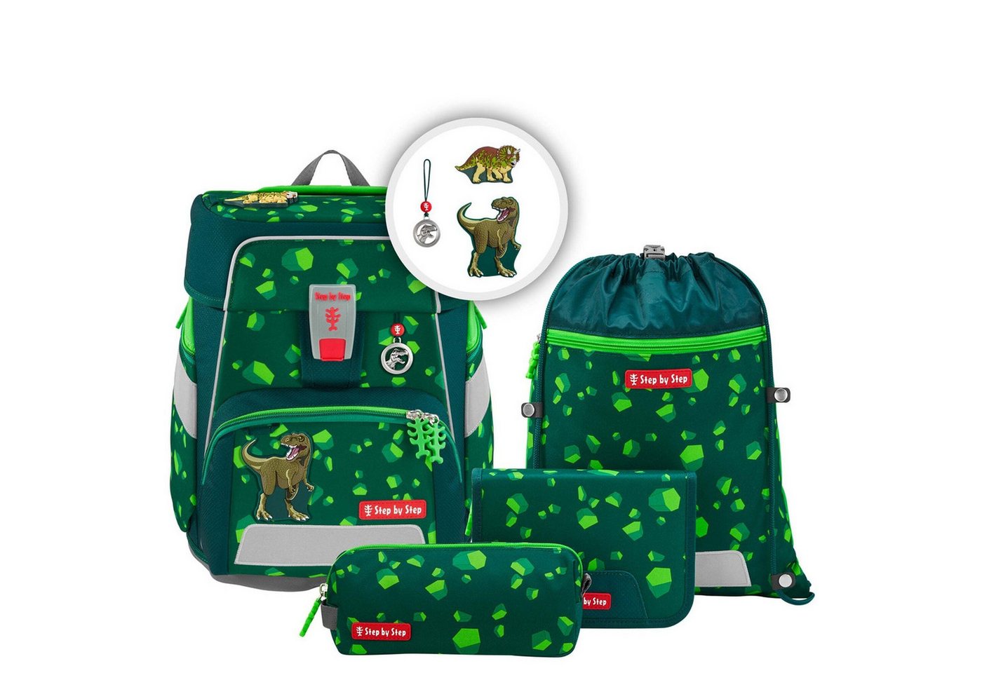 Step by Step Schulranzen Space - Schulranzen Set 5tlg. (Manta Rio) (1-tlg) von Step by Step